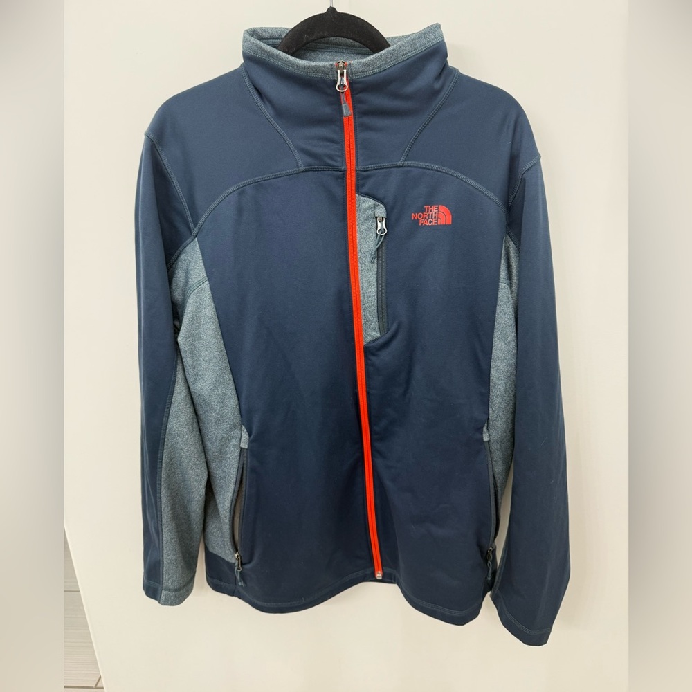 The North Face Men's Blue and Gray Performance Jacket